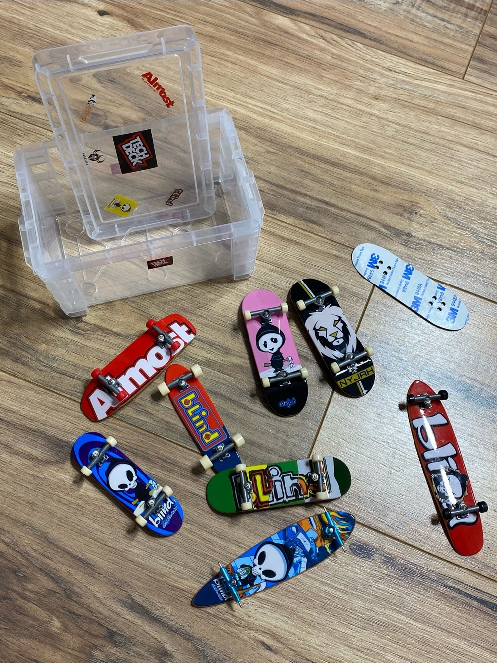 Y2K 8 Tech Deck Skate Boards with Box